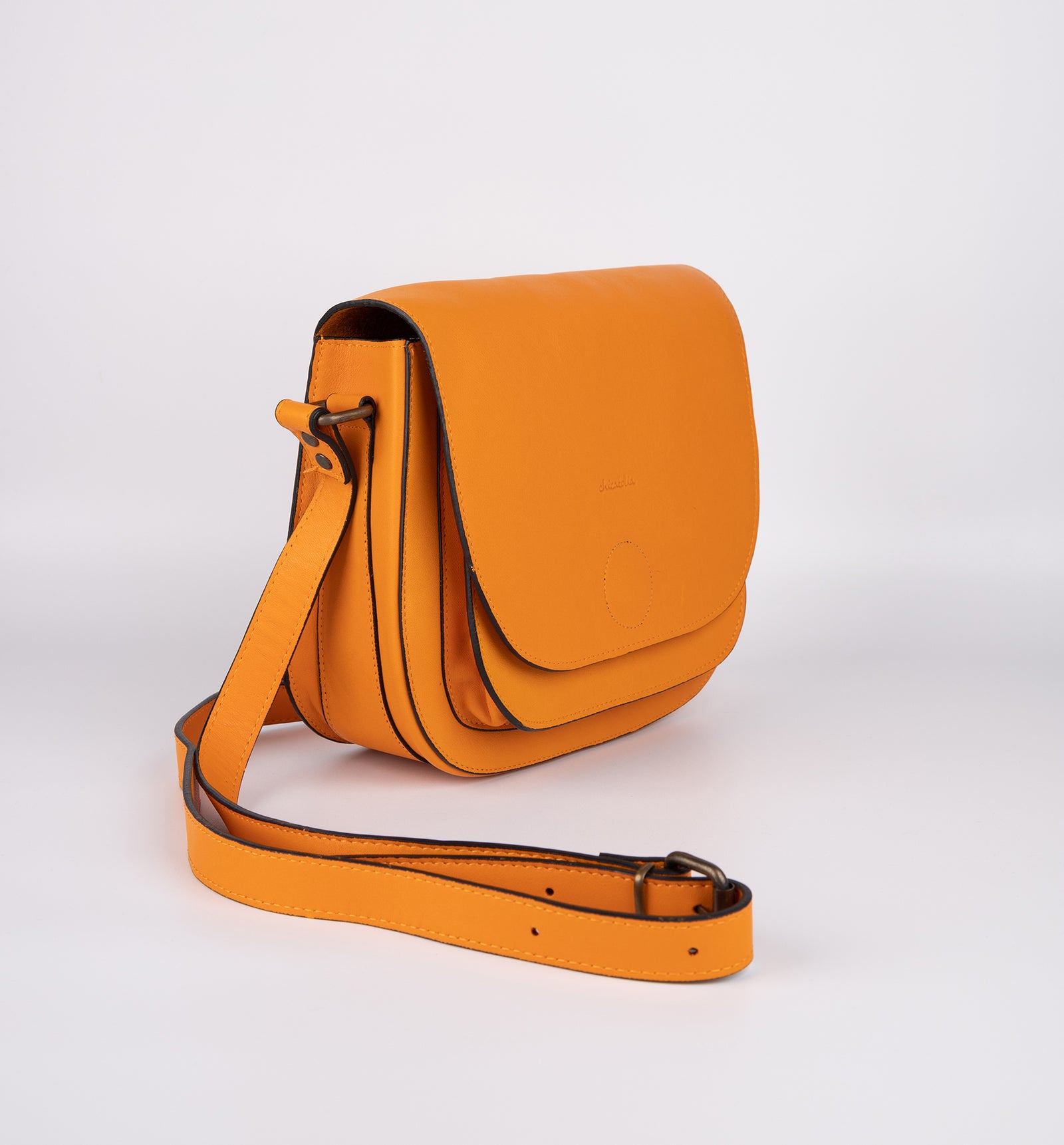 Medium Sized Crossbody Bag Orange